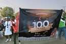 United Methodist church members carry a banner during a rally in Jalingo, Nigeria, celebrating the 100th anniversary of Methodism in the country. Festivities took place in December and included free medical services for two days in each of the church’s four United Methodist annual conferences in Nigeria. Photo by Ezekiel Ibrahim, UM News.