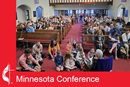 A worship service at Fairmont United Methodist Church in Fairmont, Minn. Photo courtesy of the Minnesota Conference.