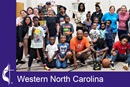 When a group of teens accepted Brian Edwards’ invitation to play basketball in the church gym at Muir’s Chapel United Methodist Church in Greensboro, N.C., it blossomed into a weekly event complete with dinner and fellowship. Photo courtesy of United Methodist Foundation of Western North Carolina.
