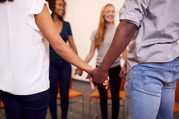 holding-hands-prayer-circle Beginning your meeting with prayer helps center the group on the purpose of their work.