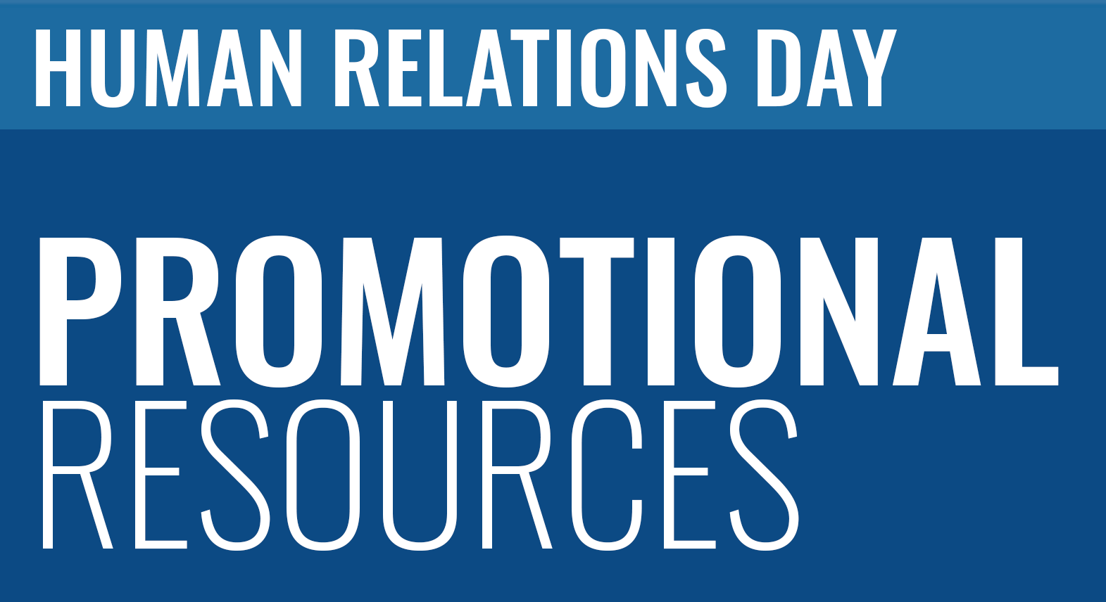 United Methodist Church - Special Sundays - Human Relations Day - Promotional Resources