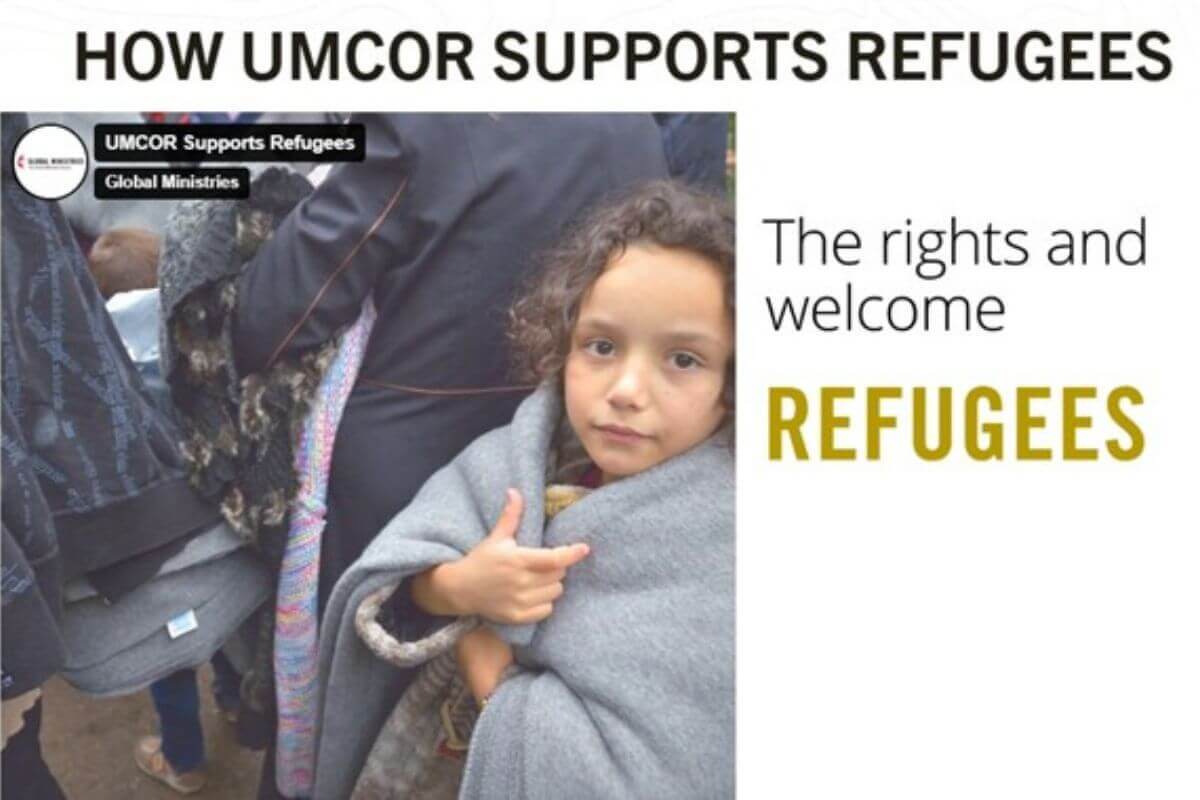 UMCOR supports refugees video image courtesy of GBGM.