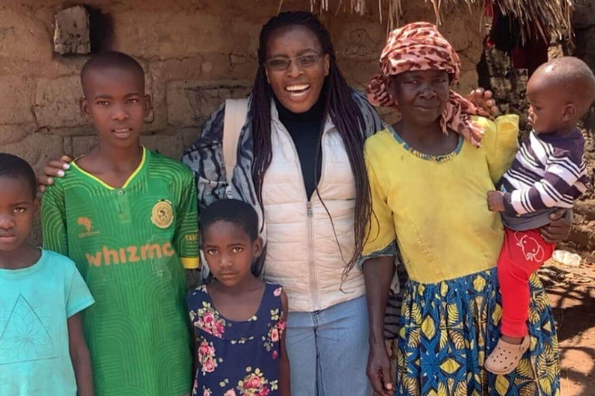A family that participates in the services of the Sebring-Mwanza Mission Center, Tanzania Annual Conference.  Photo courtesy of Mary Noti.