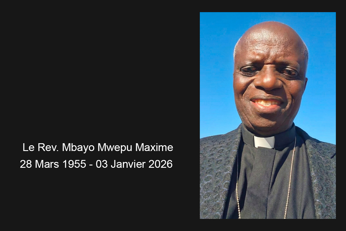 Le révérend Maxime Mbayo Mwepu Mujinga, reconnu pour son érudition en tant que traducteur de la Bible en Kiluba et pour son dévouement inébranlable à l'évangélisation rurale, est décédé le 3 janvier à l'âge de 70 ans. Photo gracieusement fournie par la Conférence annuelle du Nord-Katanga.