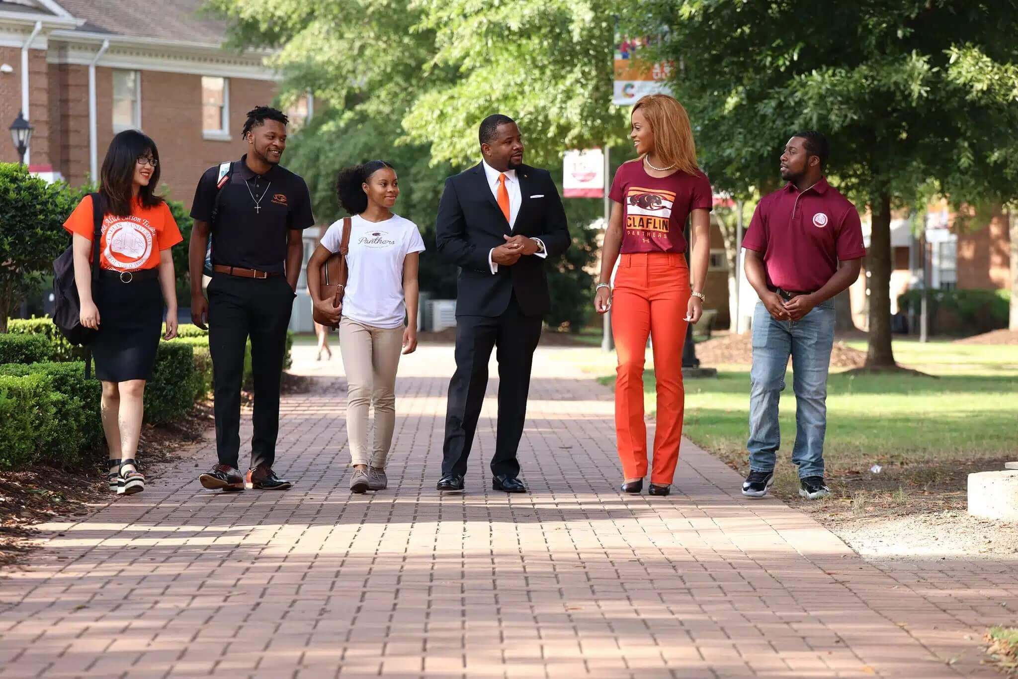 Claflin welcomes students of all races and genders who demonstrate a passion to change the world. Photo courtesy of GBHEM.