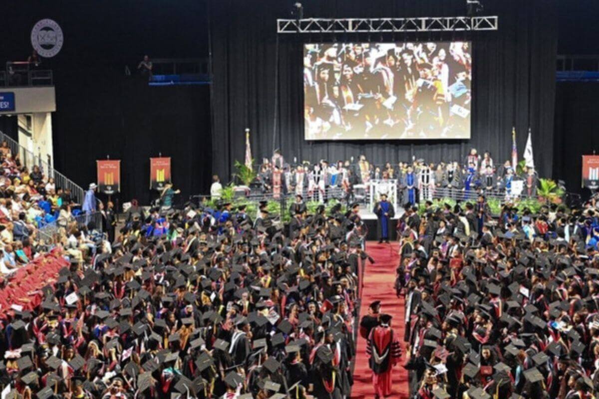 Clark-Atlanta University commencement. Photo courtesy of GBHEM.