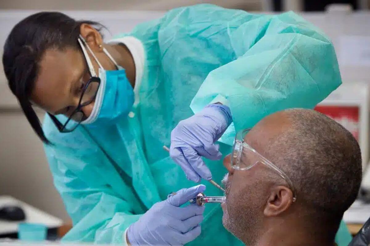 An example is a 65-foot mobile dental clinic funded through BCF dollars. The unit travels to rural Tennessee communities with no dentists, providing cleanings, fillings, and extractions. “This is one way we serve our communities,” Dr. James Hildreth said. “We go out into them with medical services.” (Photo by Mike DuBose, UMNews) 