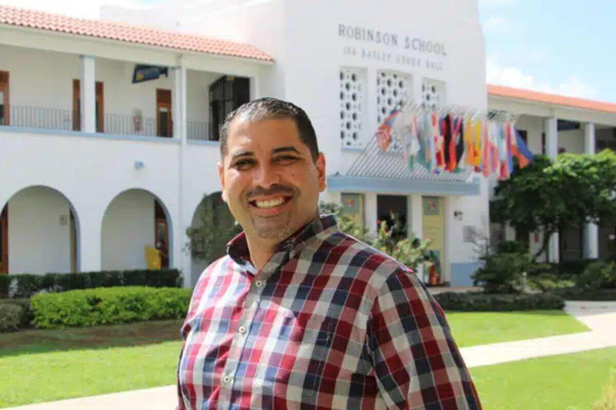 Rev. Justin Colón, School Chaplain at Robinson School. Picture courtesy of GBHEM.
