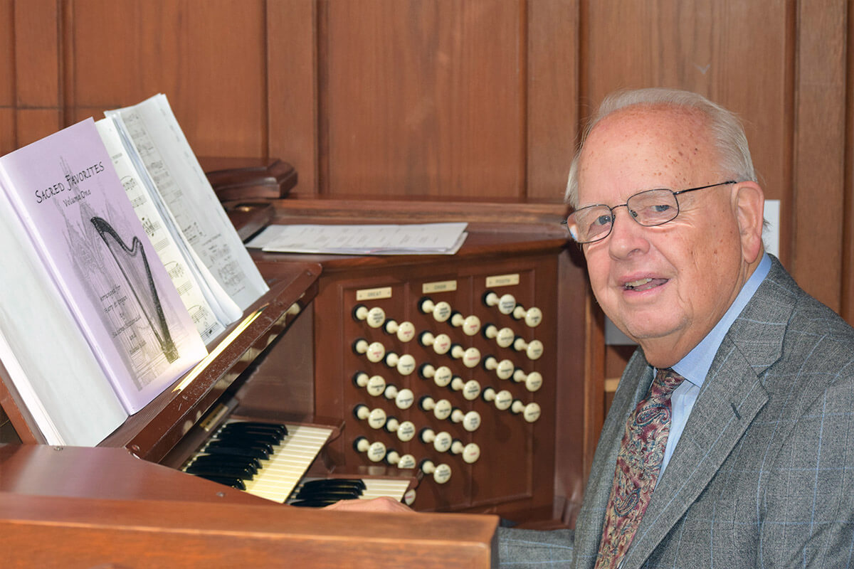 Charles H. Webb was much honored in Indiana for his leadership of the Indiana University Jacobs School of Music. He found time to play organ for his local United Methodist church and to serve on The United Methodist Church’s Hymnal Revision Committee. Webb died April 13 at age 93. Photo courtesy of Malcolm Webb.
