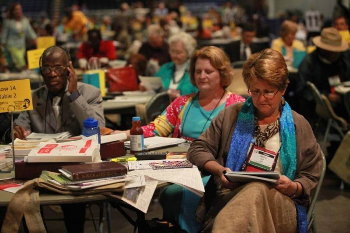 General Conference delegate.  Photo courtesy of UWF. 