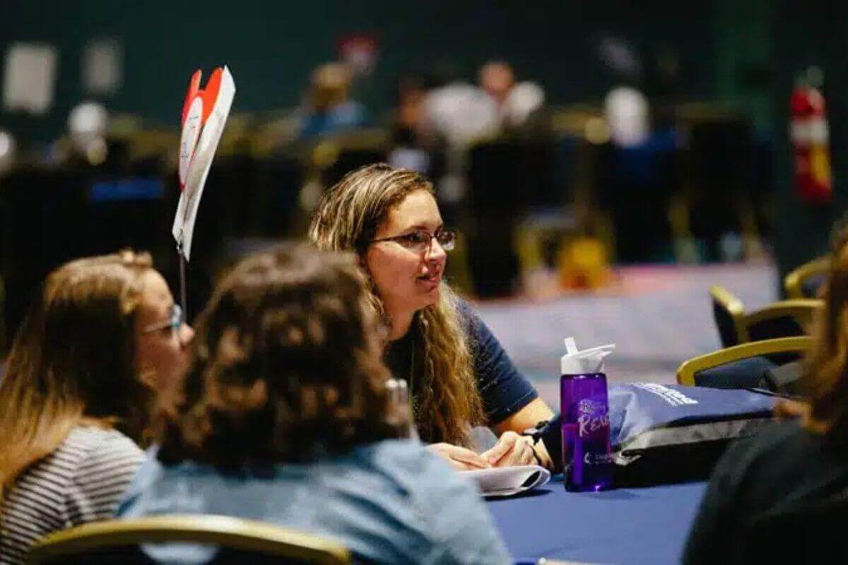 The ministry fair at EXPLORATION 2019 offered participants opportunities to engage with church leaders, discover resources and explore where God might be calling them to serve. Photo by Joseph McBrayer
